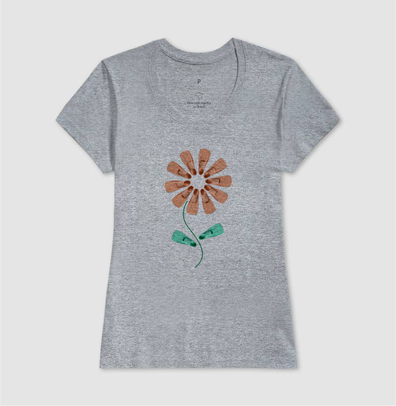 Camiseta - Flor Nadadeira