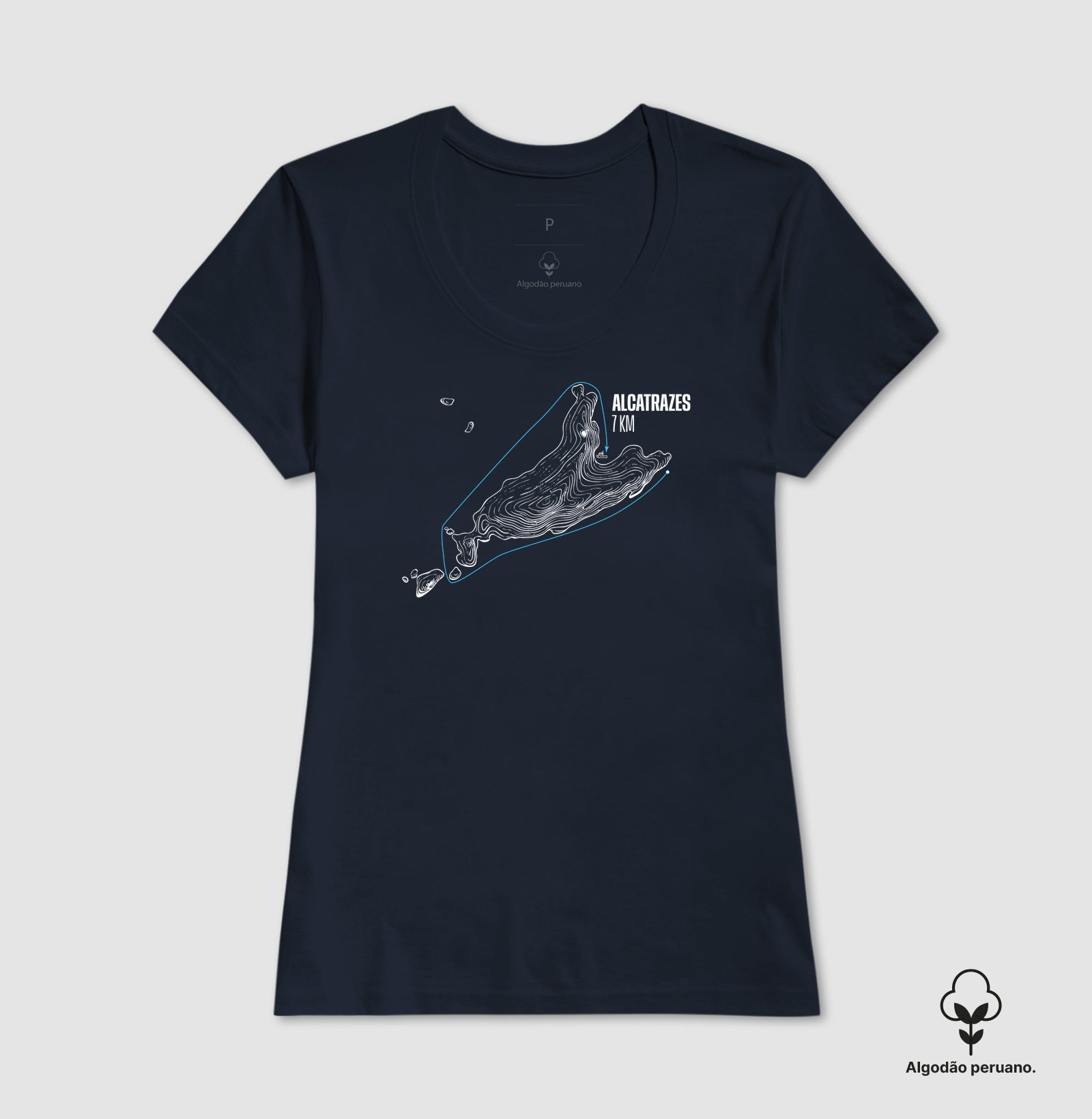 Camiseta Algodão Peruano - Alcatrazes 7k
