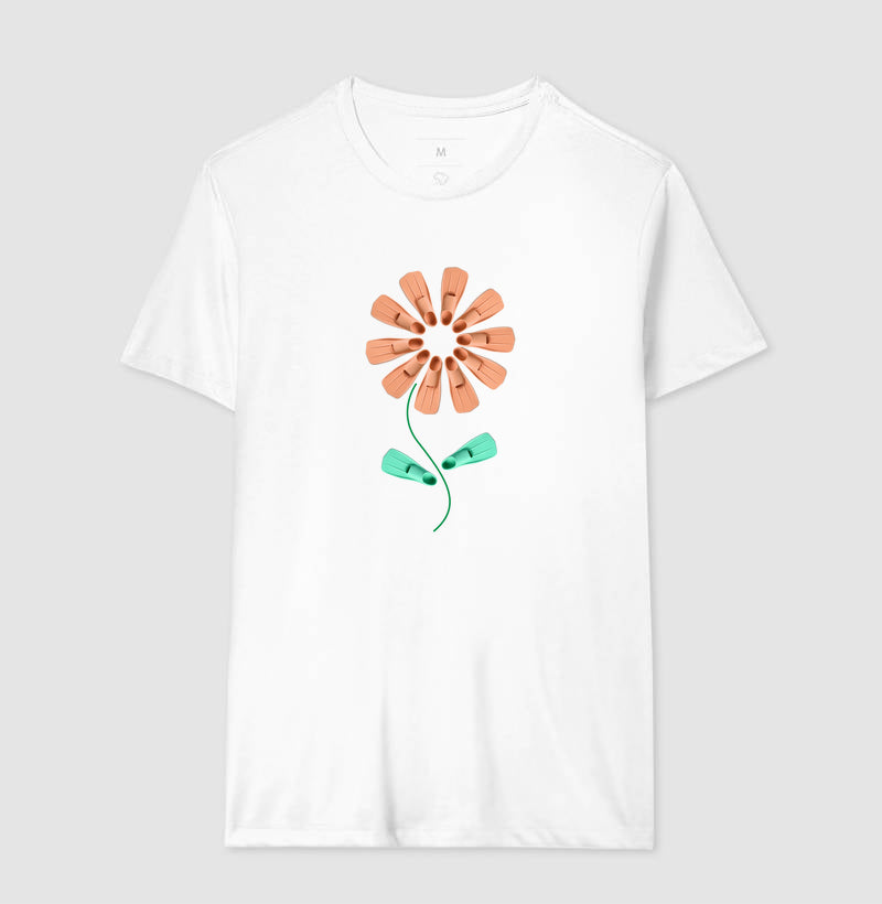 Camiseta - Flor Nadadeira