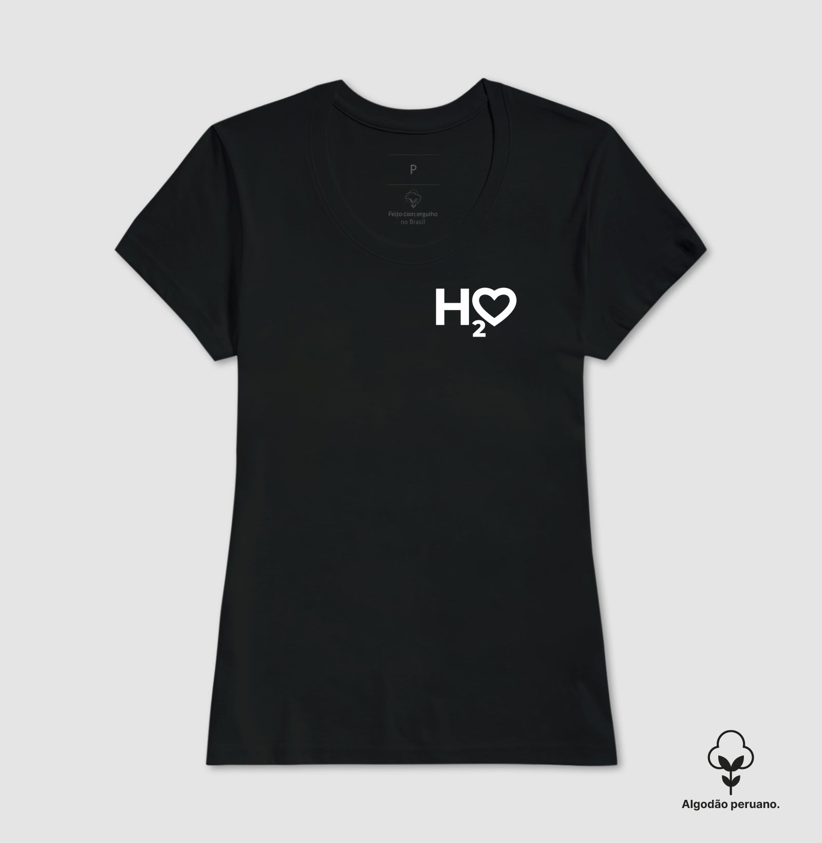 Camiseta Algodão Peruano - H2o