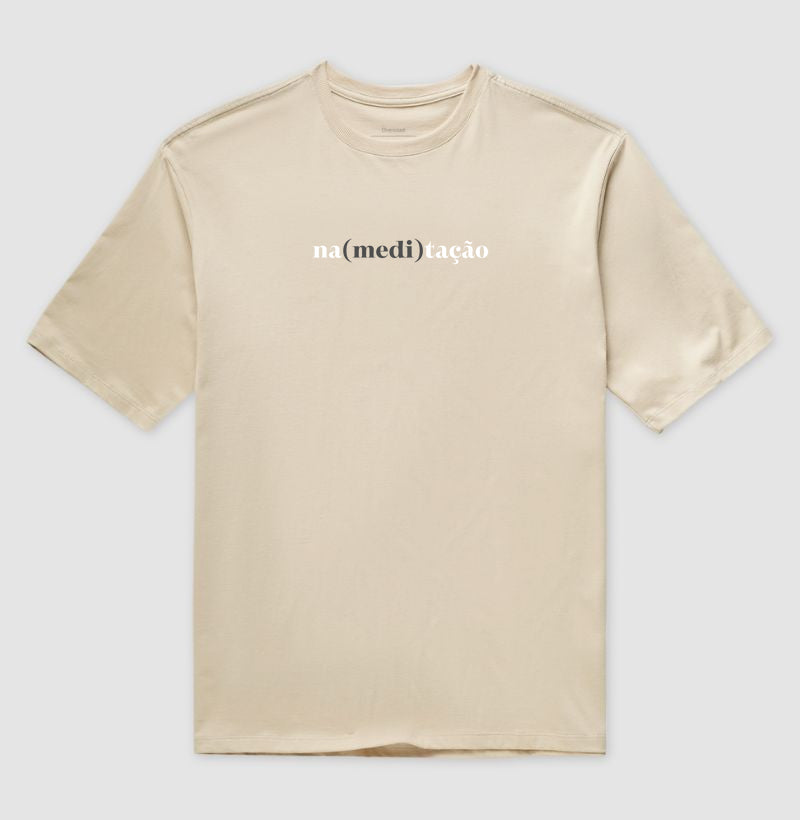 Camiseta Oversized - Na (medi) Tação