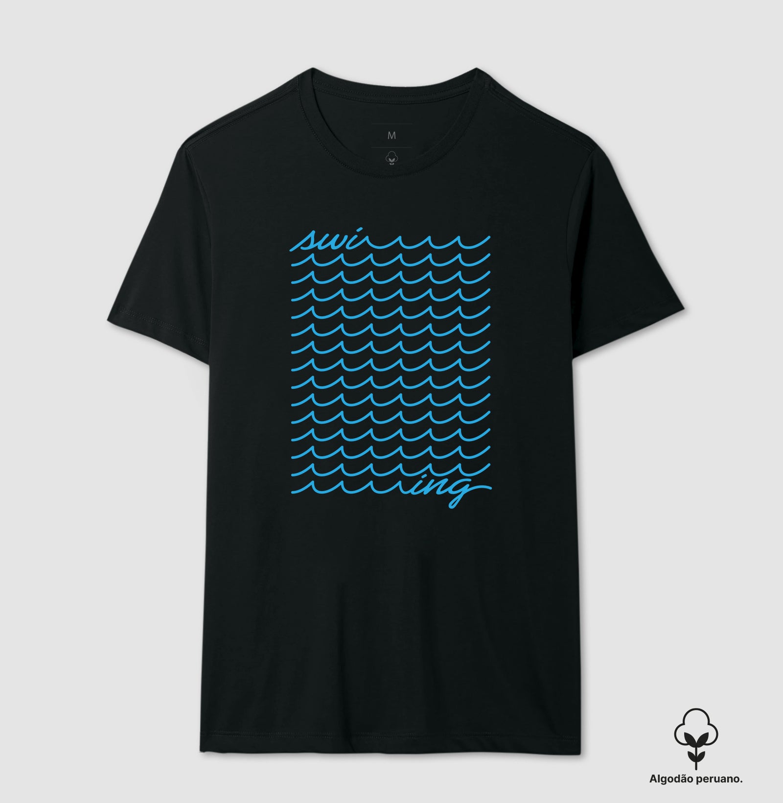 Camiseta Algodão Peruano - Swim...ming