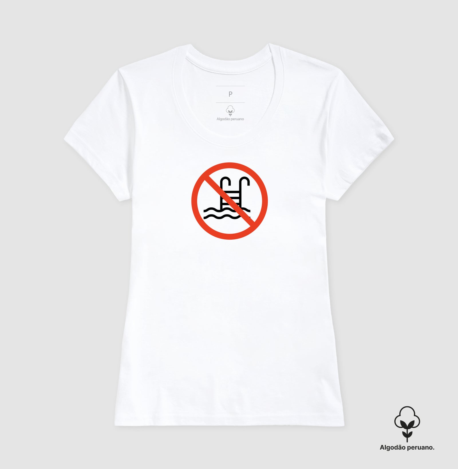 Camiseta Algodão Peruano - Proibido