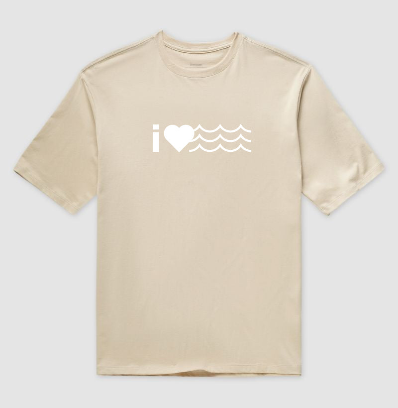 Camiseta Oversized - I Love Water