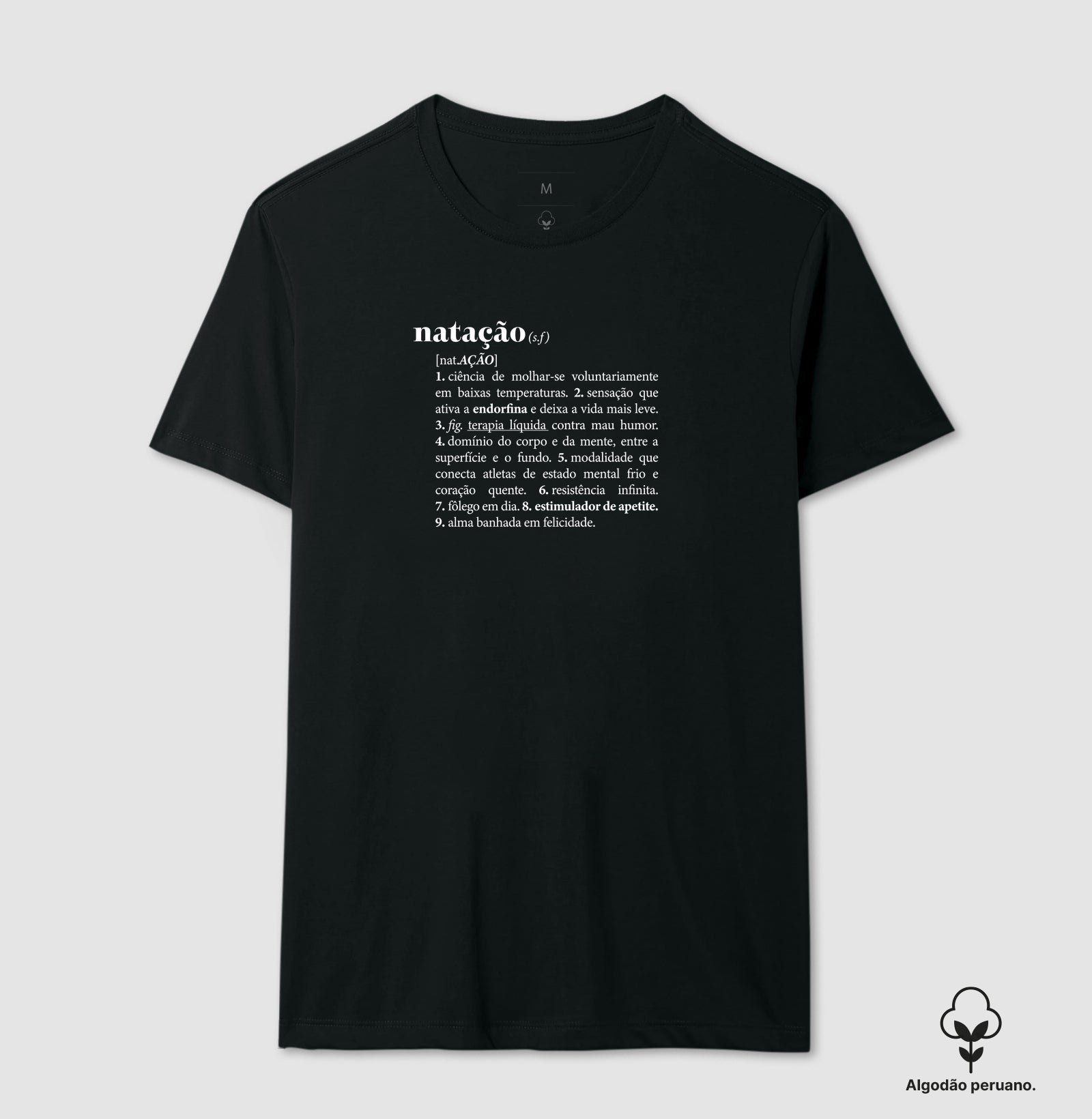Camiseta Algodão Peruano - Dicionário
