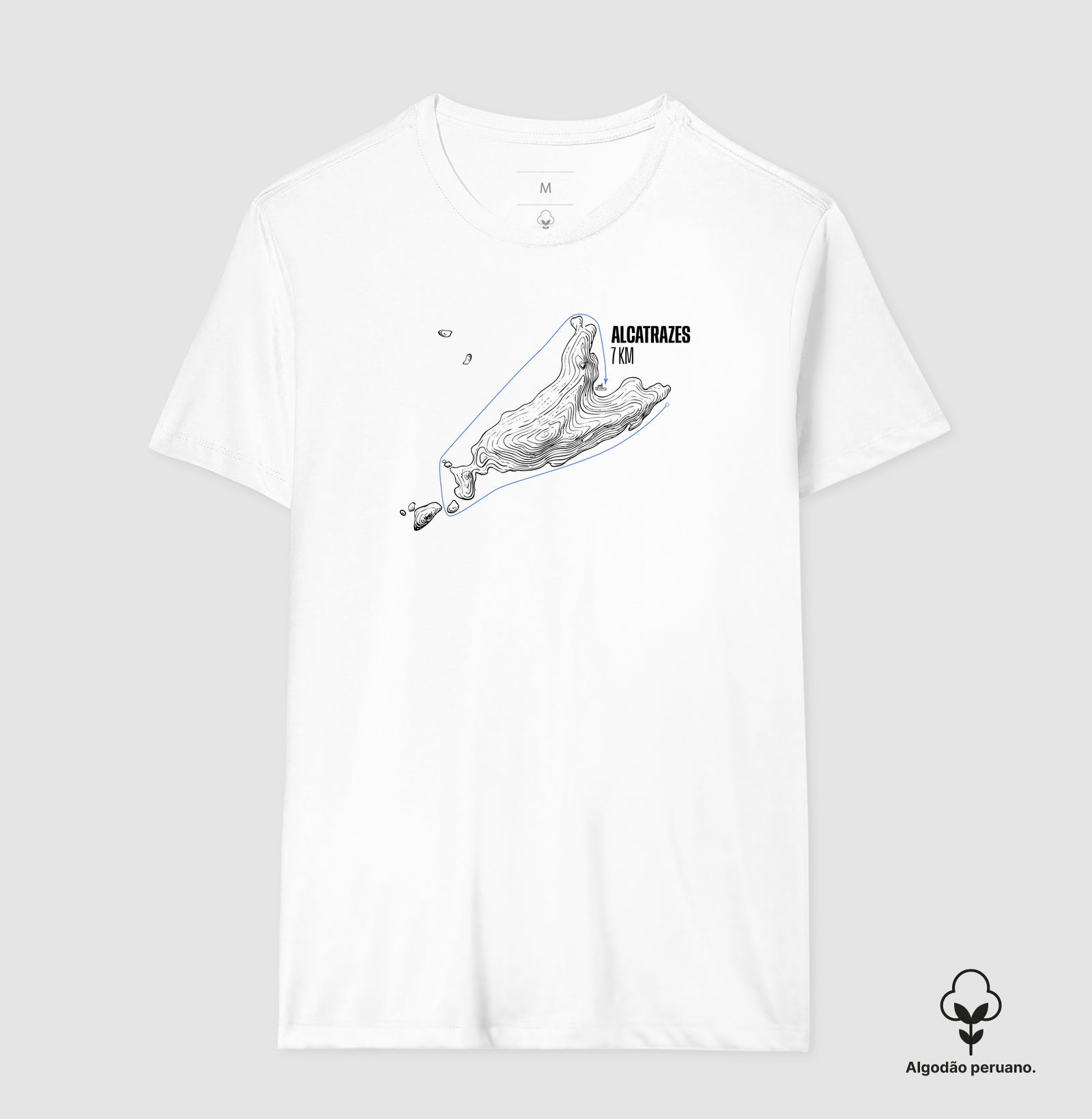 Camiseta Algodão Peruano - Alcatrazes 7k