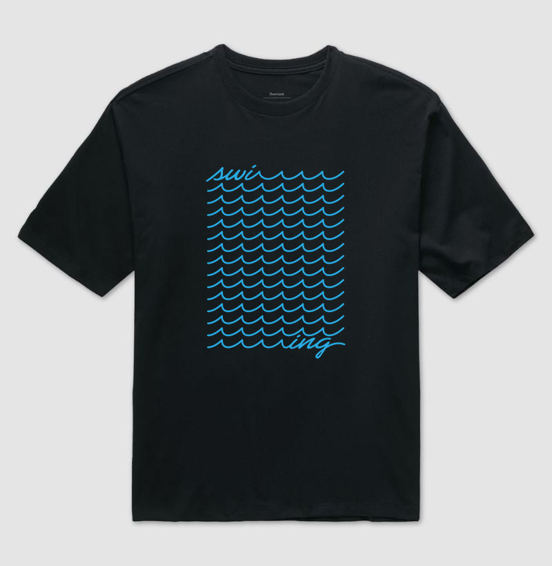 Camiseta Oversized - Swim...ming