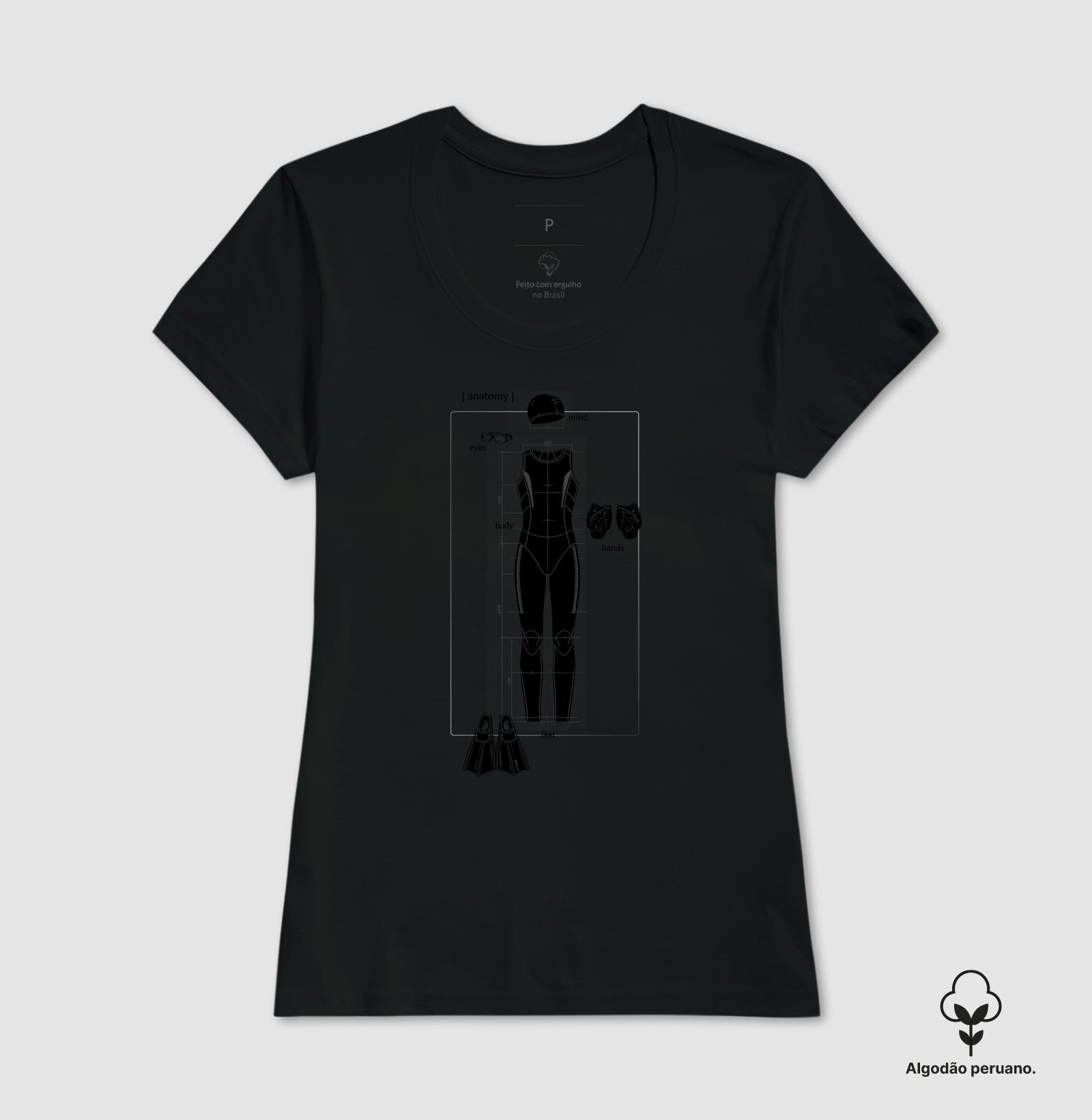 Camiseta Algodão Peruano - Anatomy