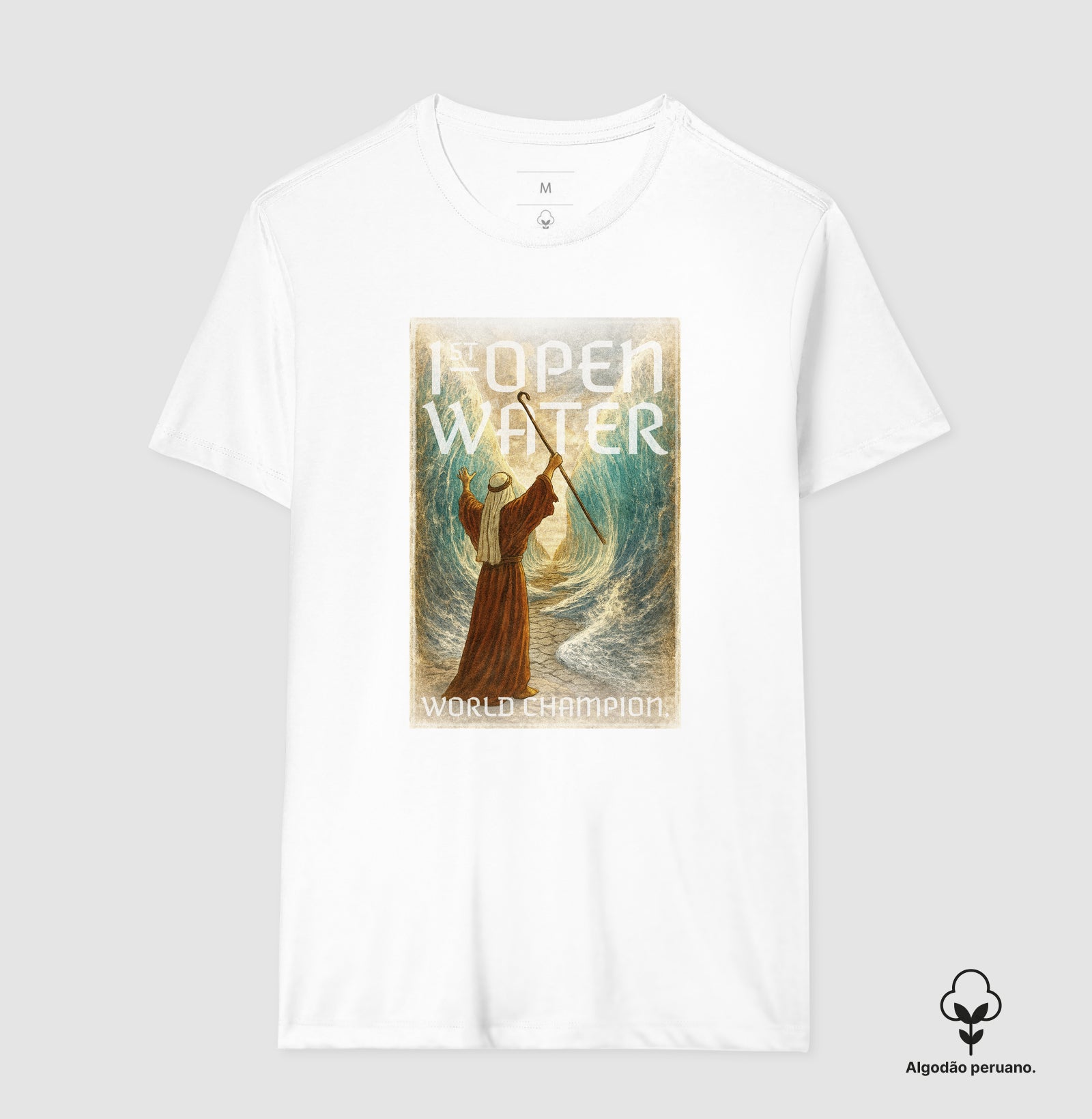 Camiseta Algodão Peruano - 1st Open Water