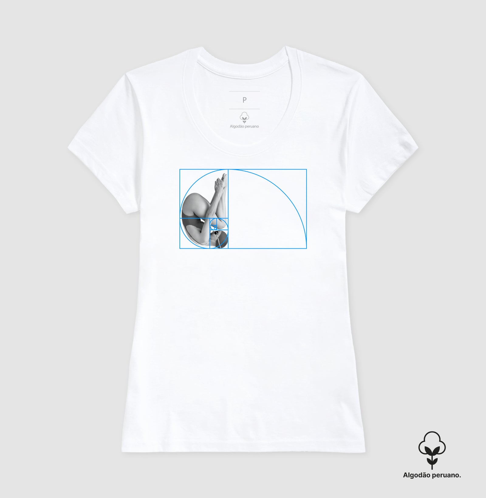 Camiseta Algodão Peruano - Fibonacci