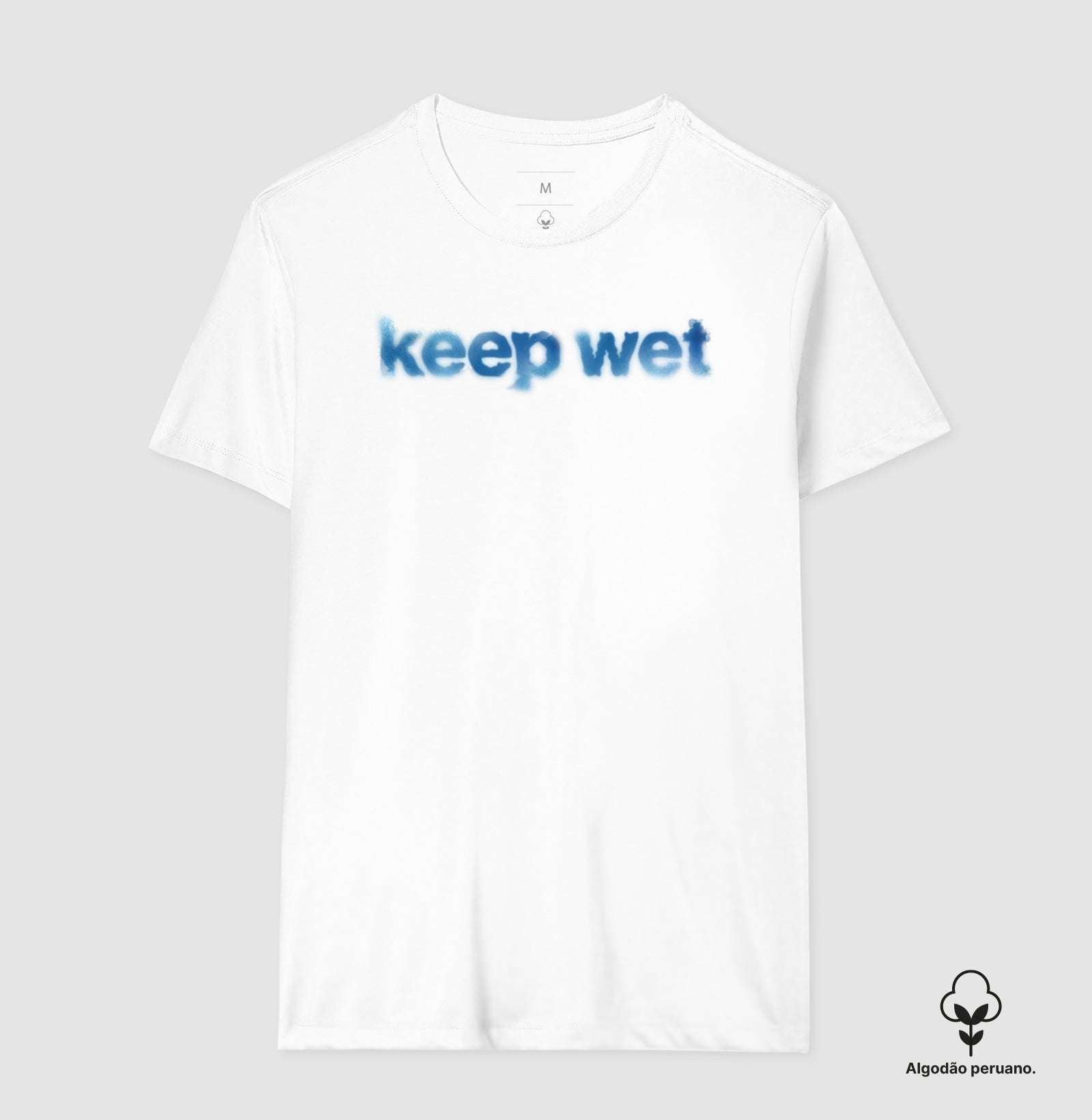 Camiseta Algodão Peruano - Keep Wet