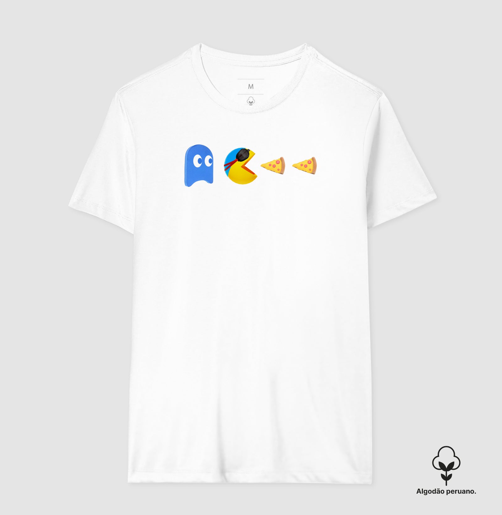 Camiseta Algodão Peruano - Pac-Man