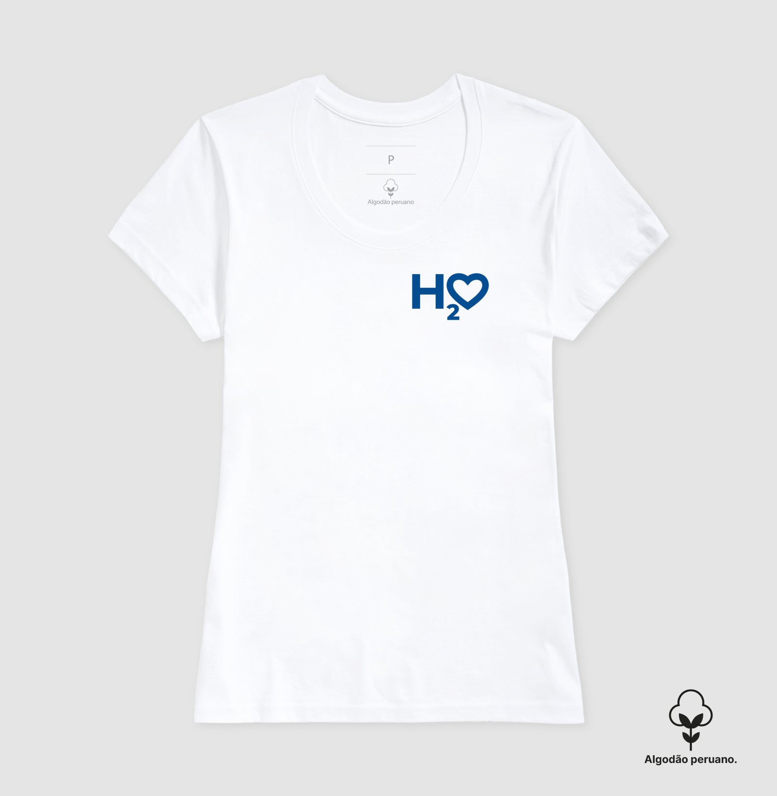 Camiseta Algodão Peruano - H2o