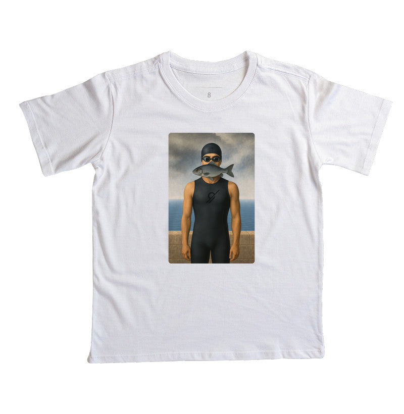 Camiseta Infantil - The Son Of Man - Peixe