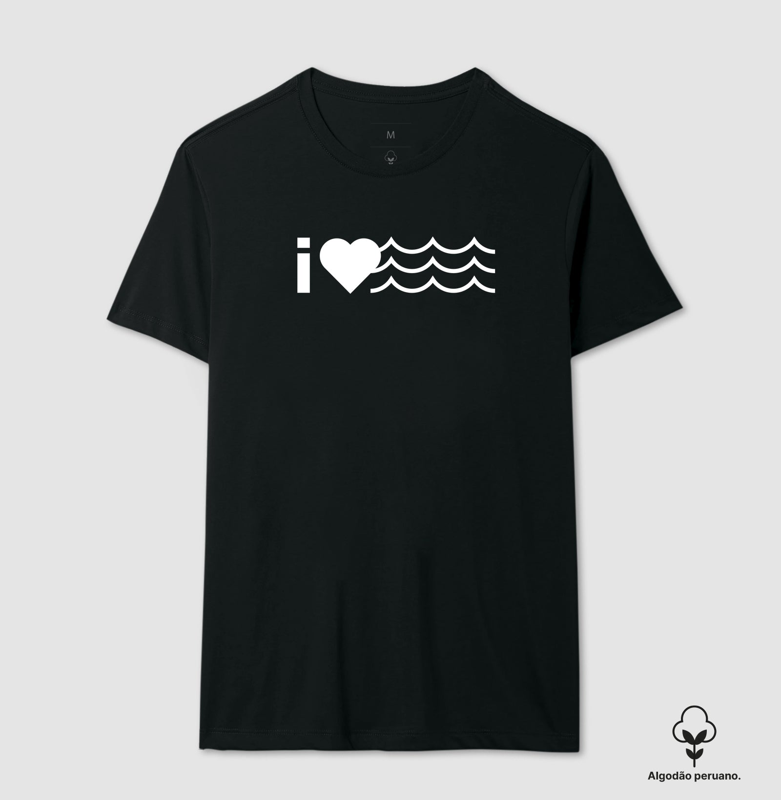 Camiseta Algodão Peruano - I Love Water