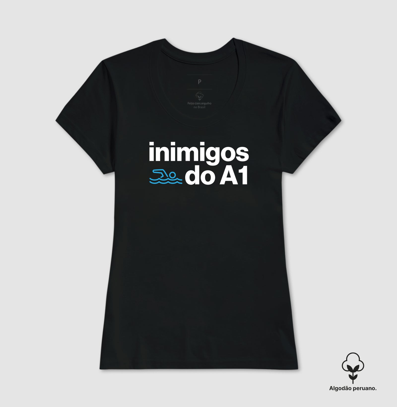 Camiseta Algodão Peruano - Inimigos do A1