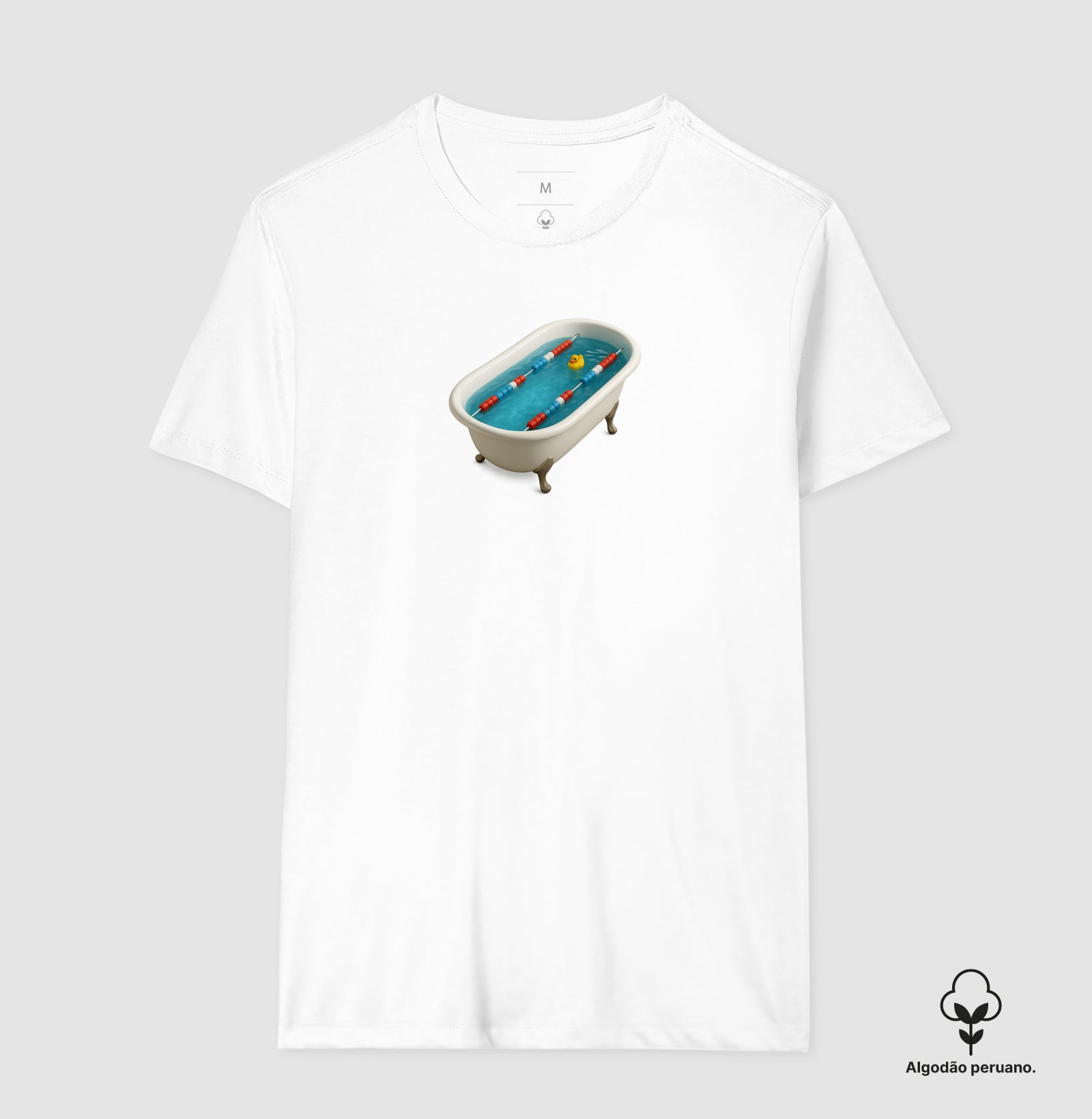 Camiseta Algodão Peruano - Banheira