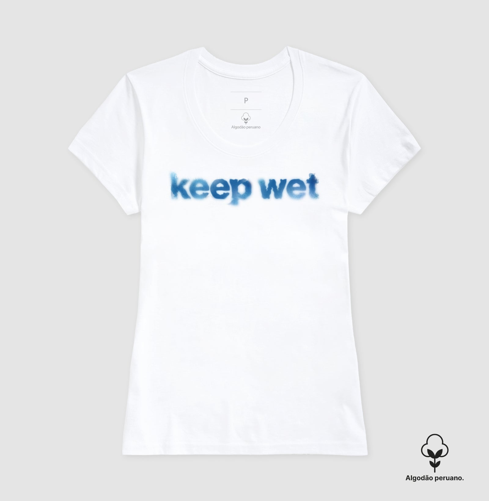 Camiseta Algodão Peruano - Keep Wet