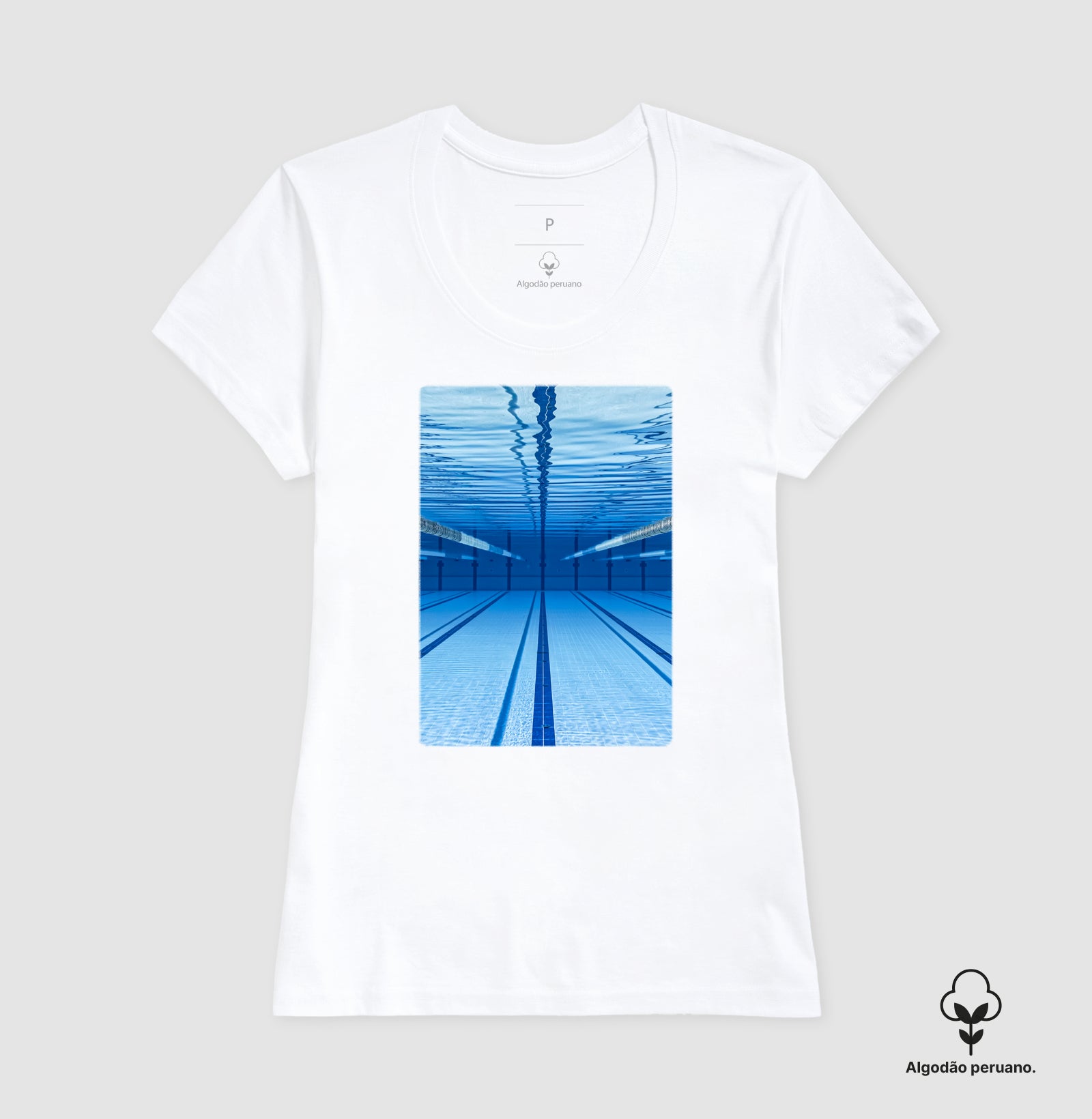 Camiseta Algodão Peruano - Submerso