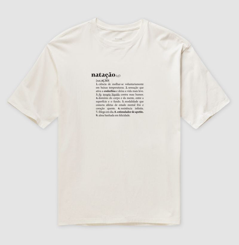 Camiseta Oversized - Dicionário