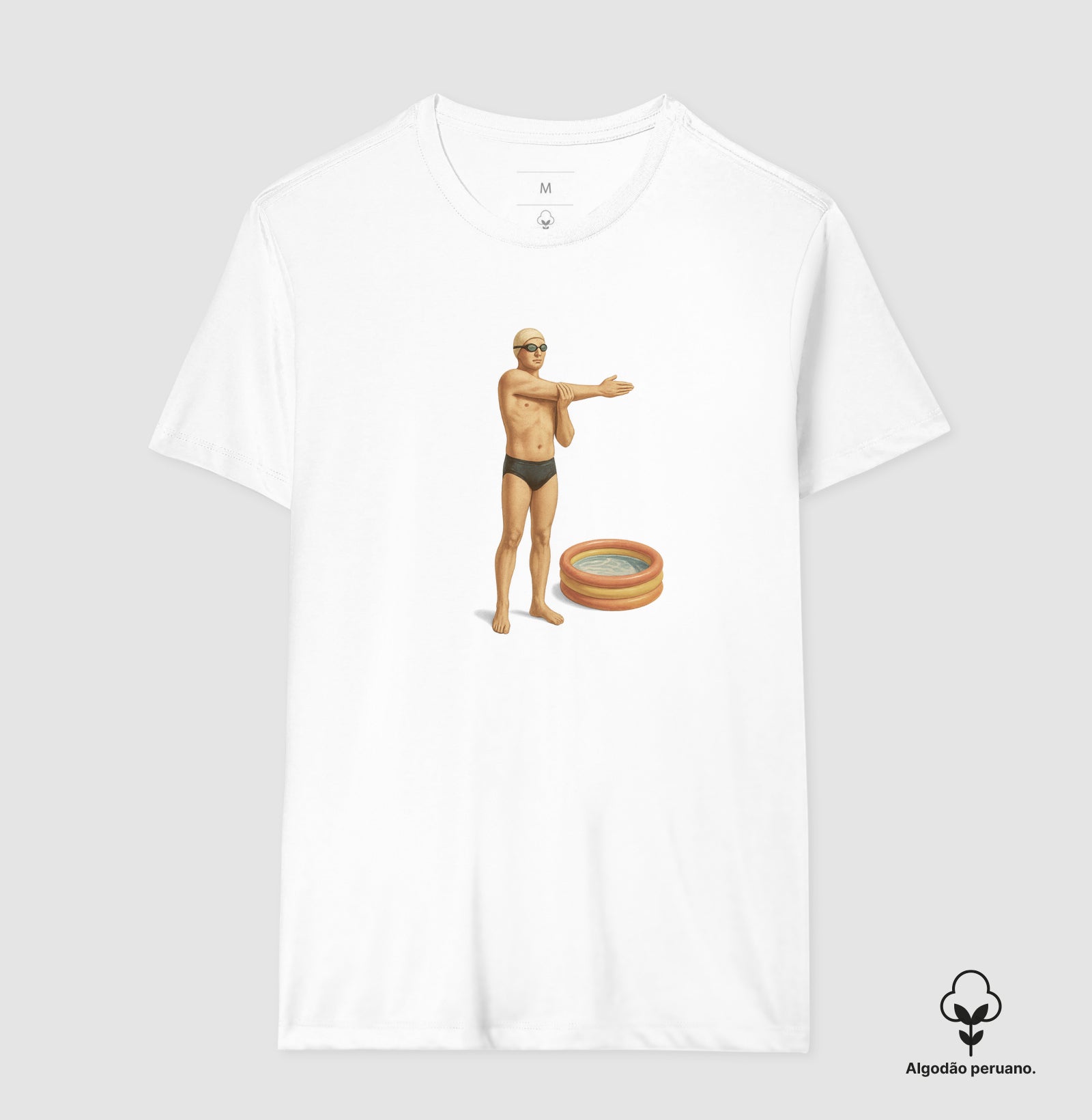 Camiseta Algodão Peruano - Alongando