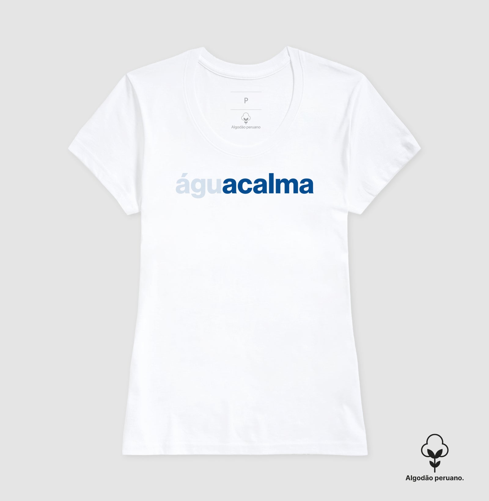 Camiseta Algodão Peruano - Água Acalma