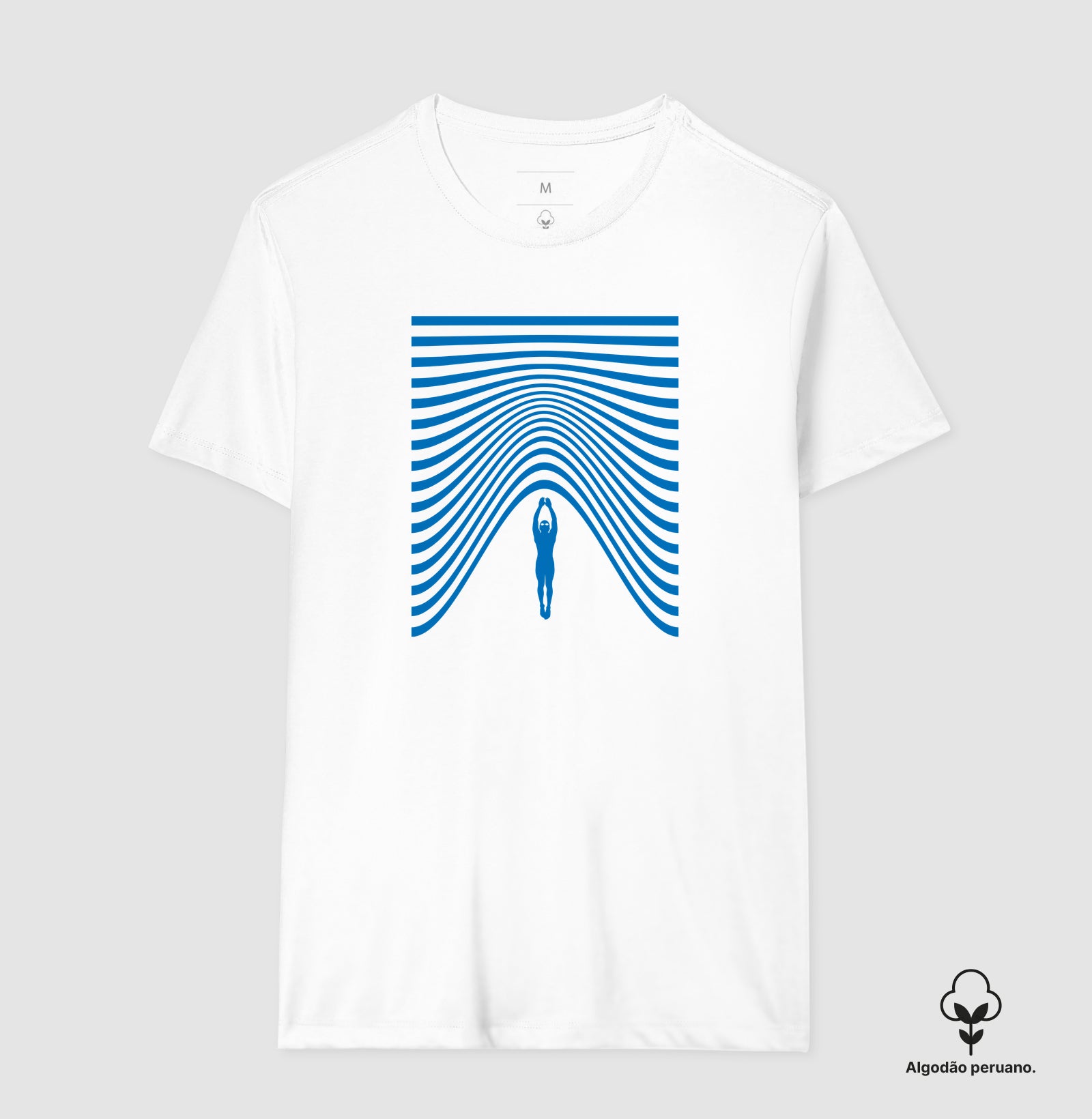 Camiseta Algodão Peruano - Fluir