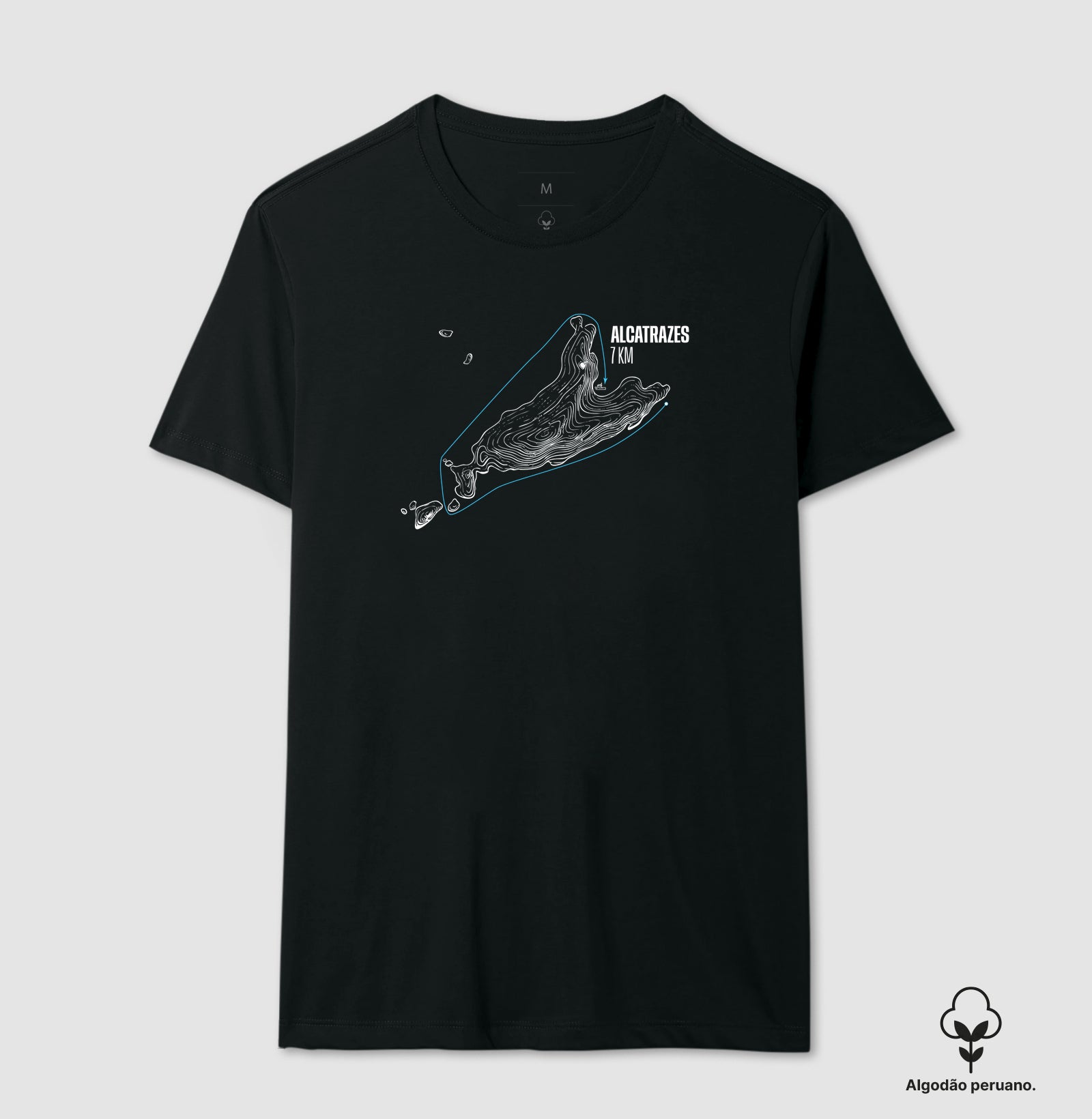 Camiseta Algodão Peruano - Alcatrazes 7k