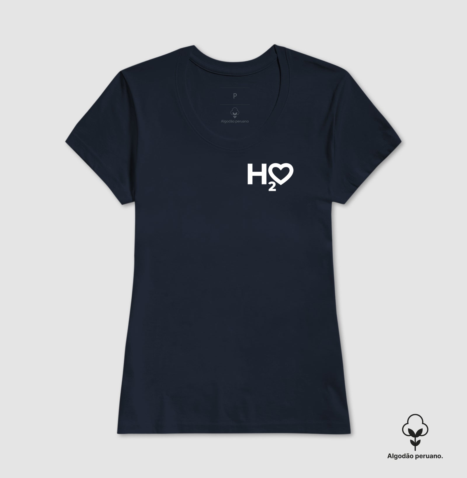 Camiseta Algodão Peruano - H2o