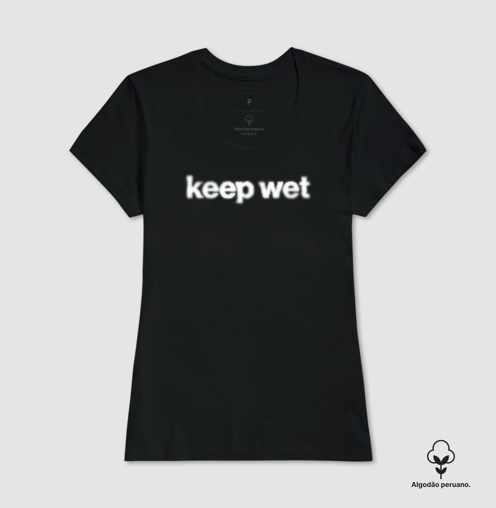 Camiseta Algodão Peruano - Keep Wet