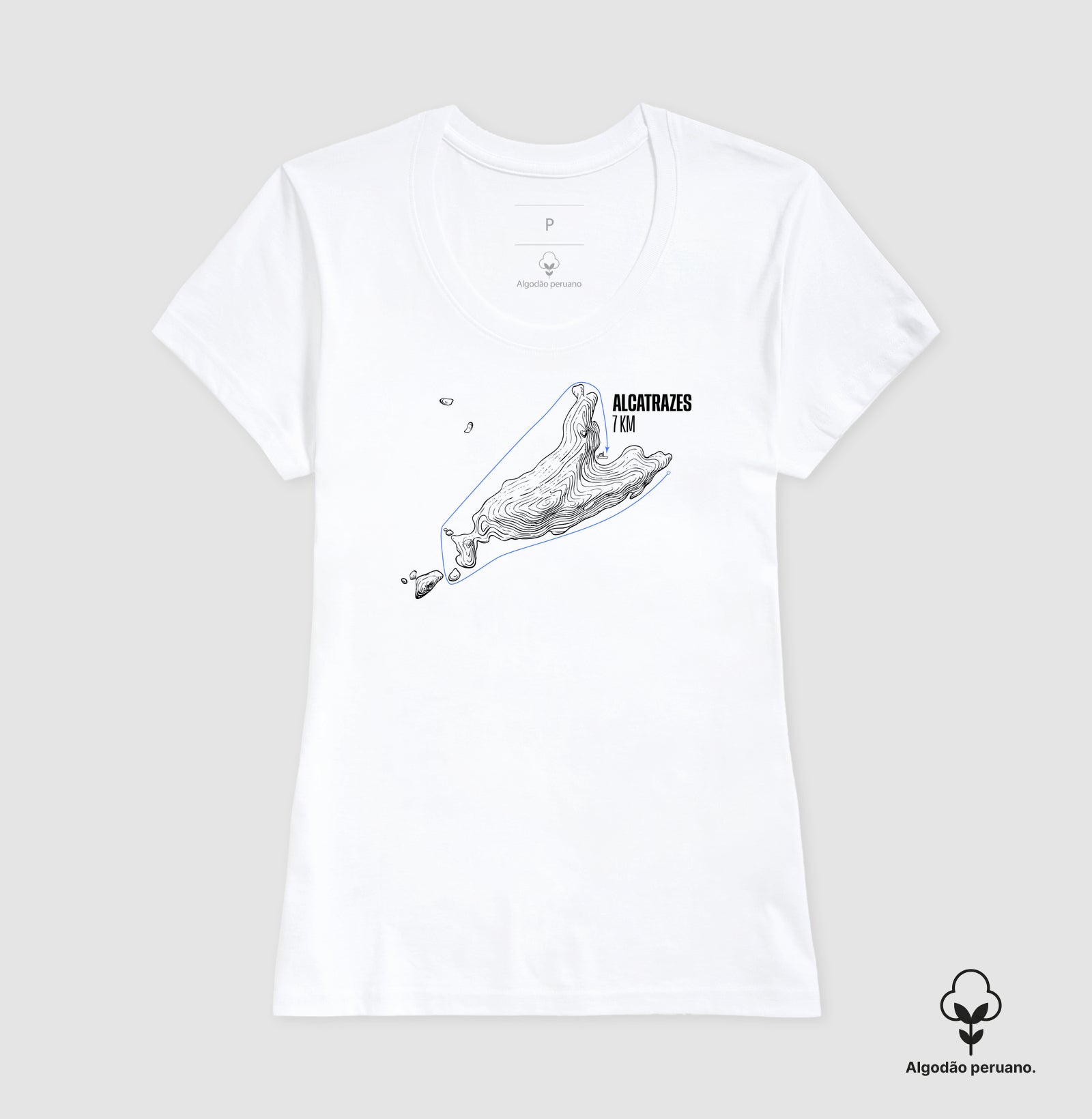 Camiseta Algodão Peruano - Alcatrazes 7k