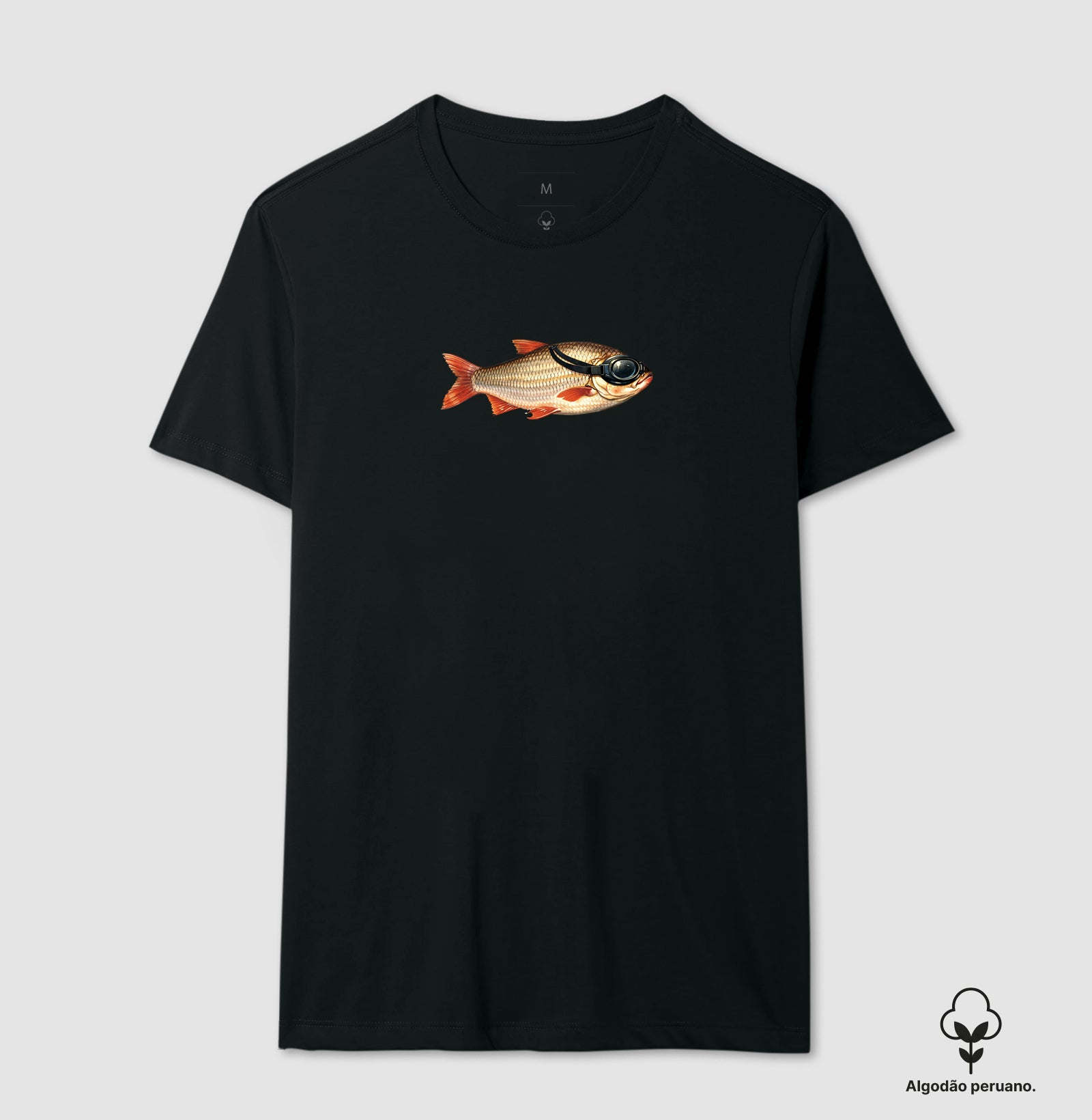 Camiseta Algodão Peruano - Peixe