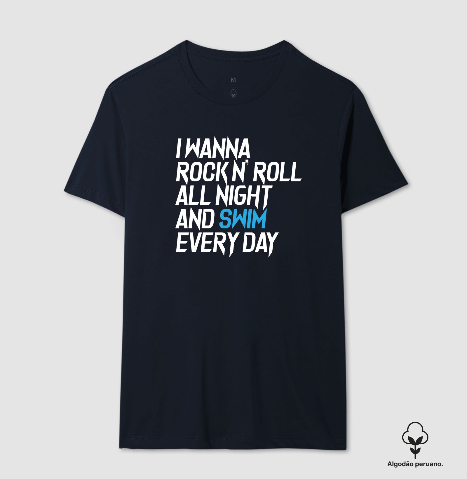 Camiseta Algodão Peruano - Rock N'roll