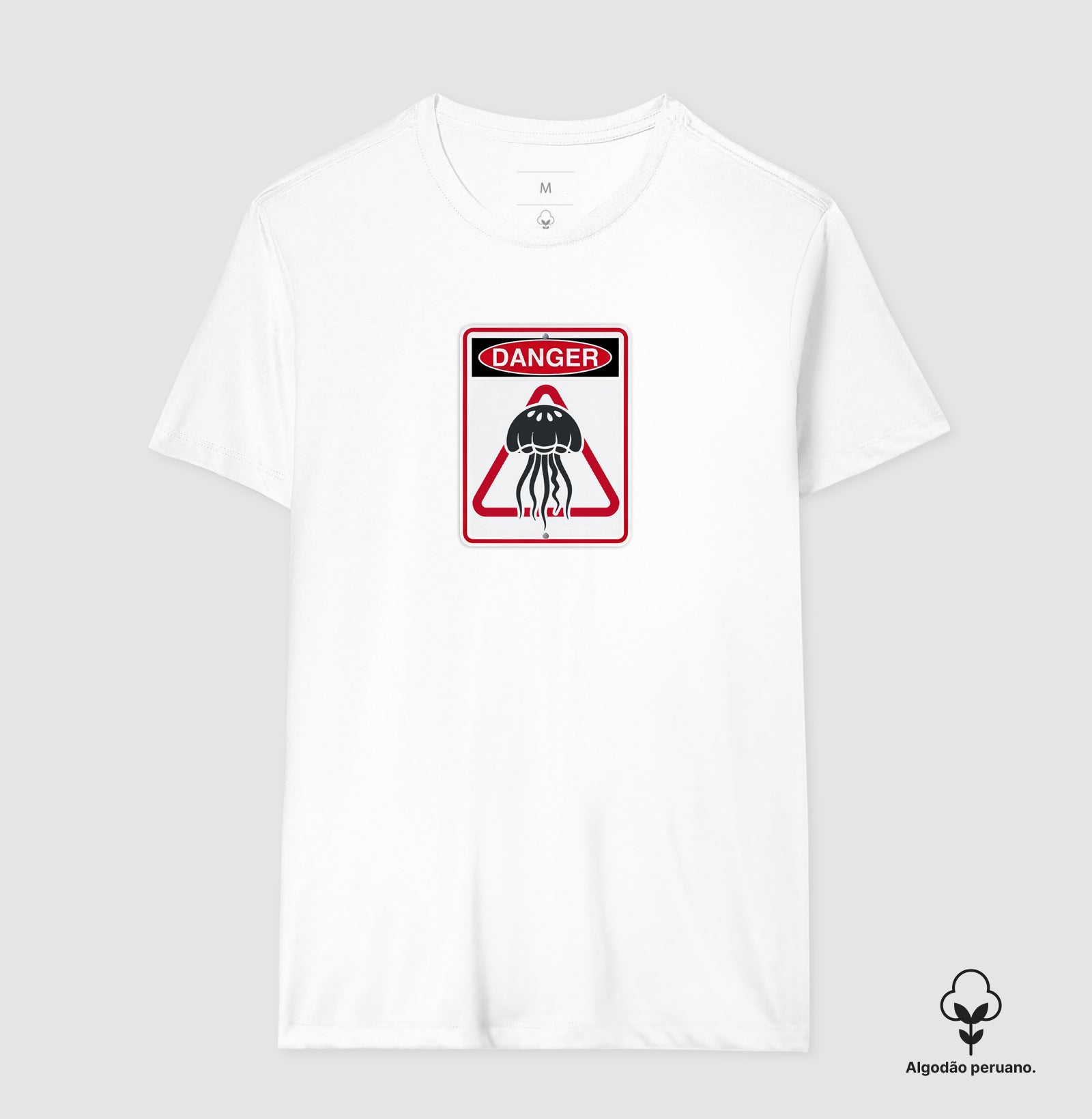 Camiseta Algodão Peruano - Danger
