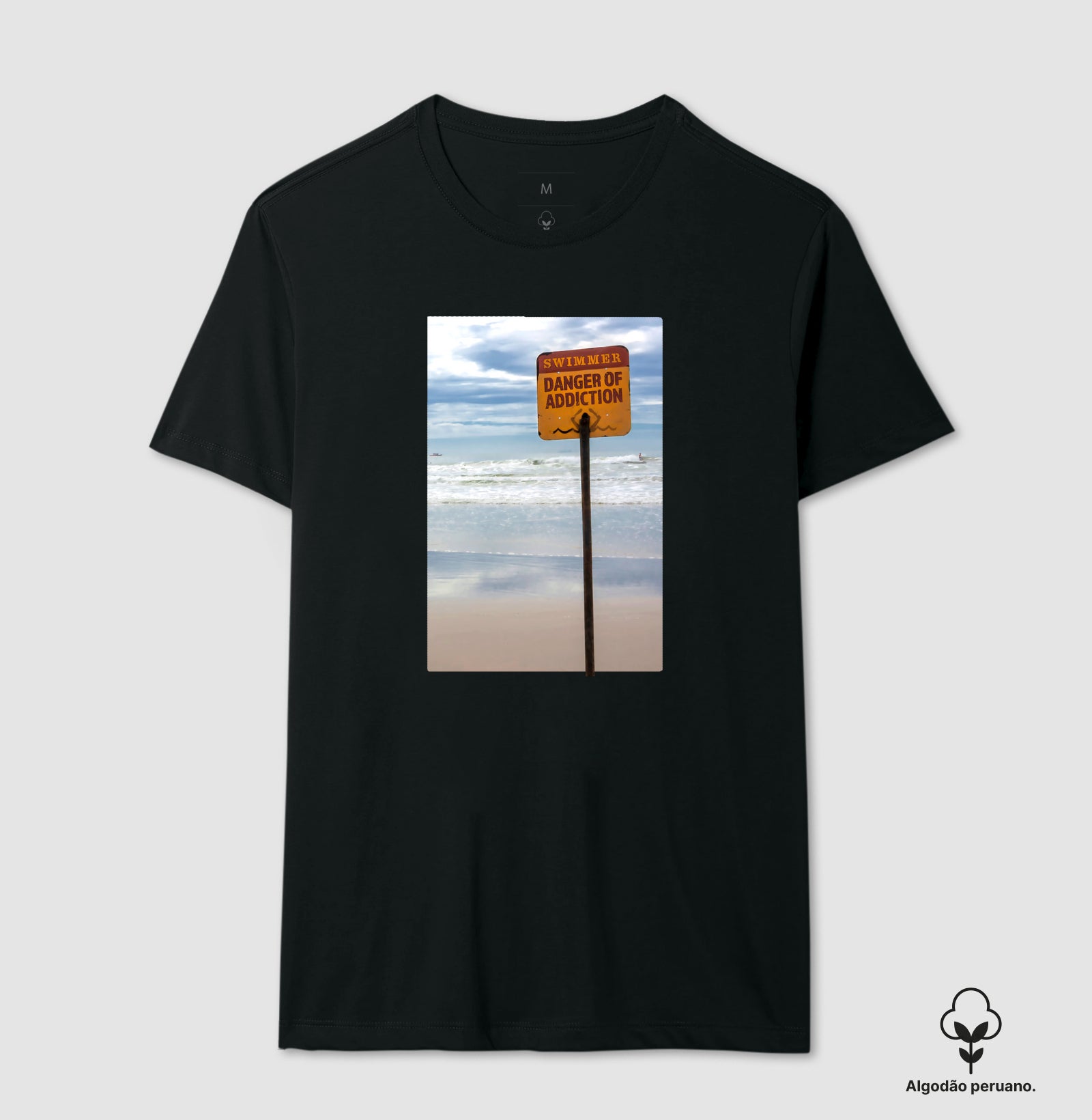 Camiseta Algodão Peruano - Danger