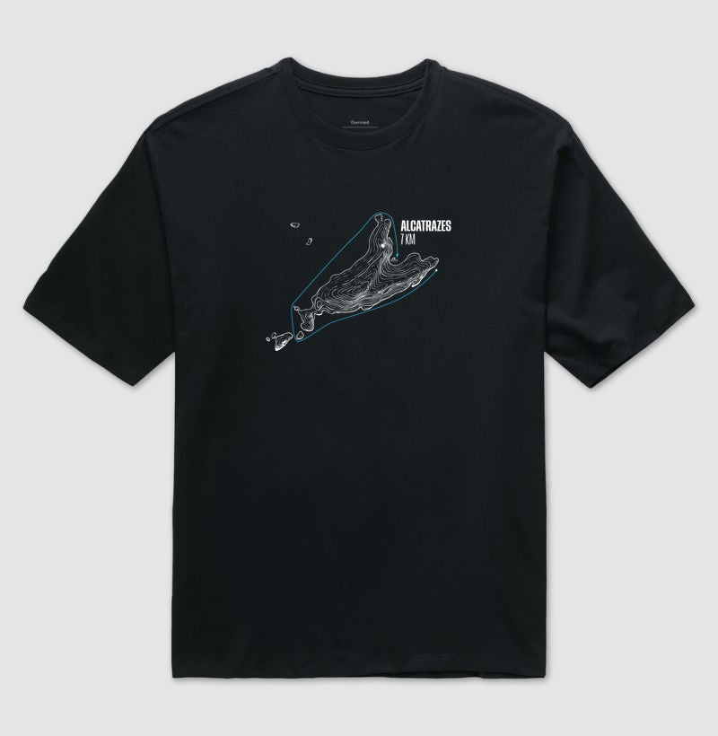 Camiseta Oversized - Alcatrazes 7k