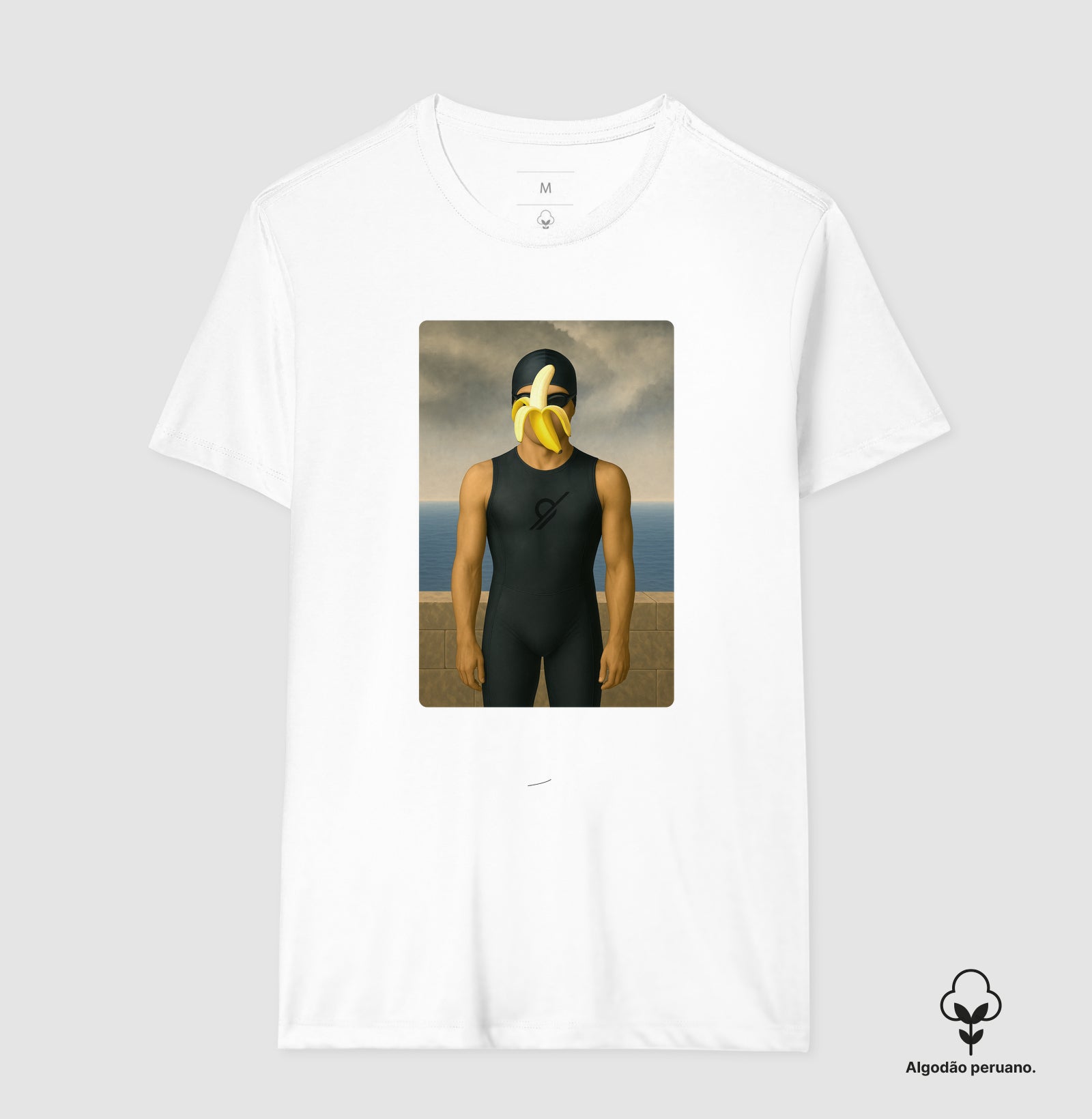 Camiseta Algodão Peruano - The Son Of Man - Banana