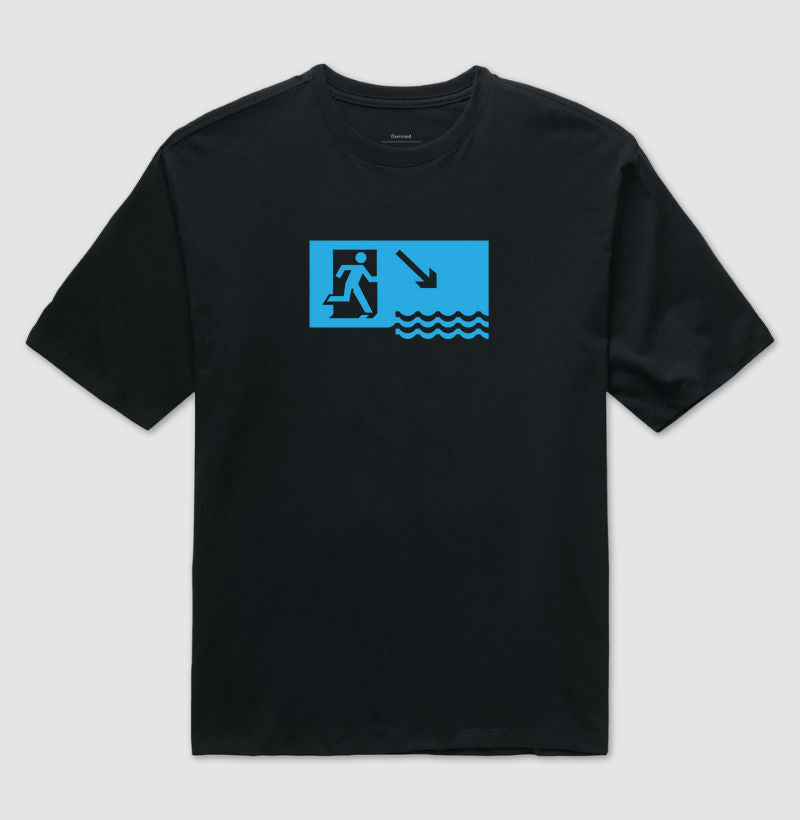 Camiseta Oversized - Saída de Emergência
