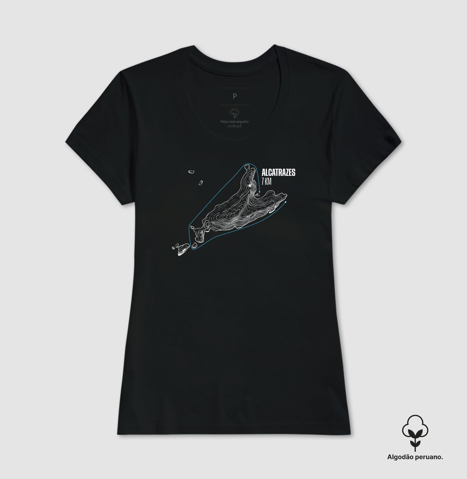 Camiseta Algodão Peruano - Alcatrazes 7k
