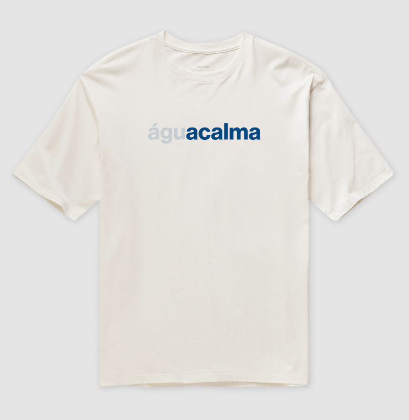 Camiseta Oversized - Água Acalma