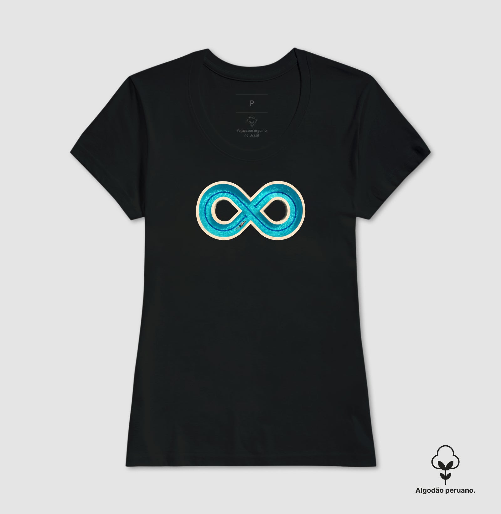 Camiseta Algodão Peruano - Infinito