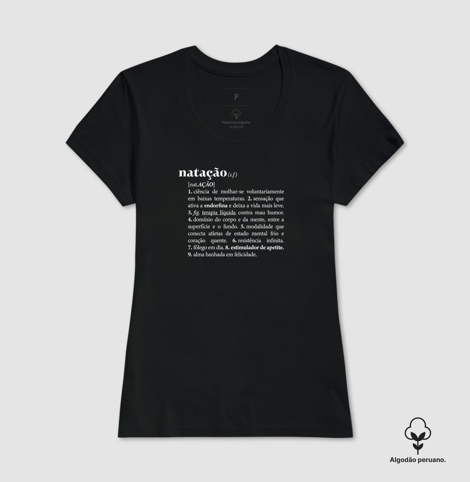 Camiseta Algodão Peruano - Dicionário