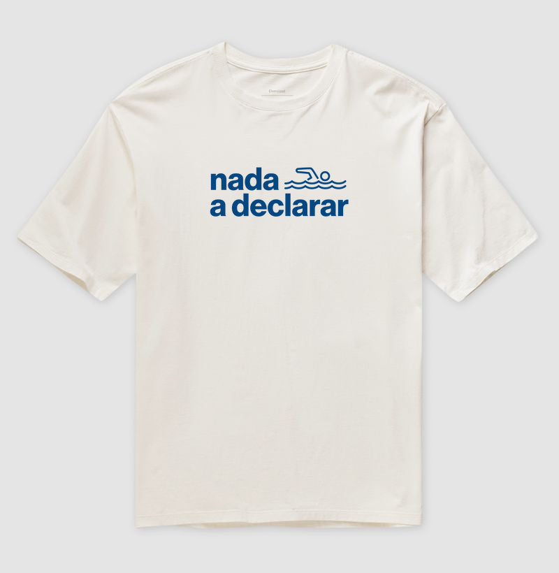 Camiseta Oversized - Nada a Declarar.